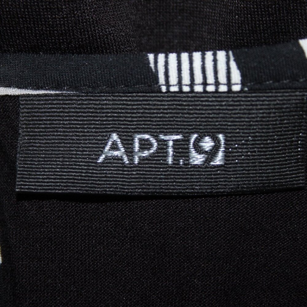 Apt 9 Top $30 Sz S Black White Round Neck Sleeveless 100% Rayon Top - Picture 5 of 11